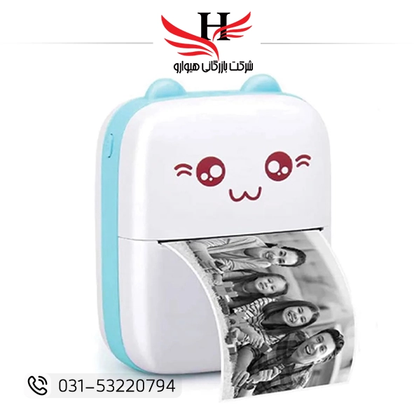 خرید عمده پرینتر حرارتی مینی گربه‌ای با قیمت همکاری | پخش عمده پرینتر حرارتی قابل حمل مناسب چاپ یادداشت، لیبل و عکس برای فروشگاه‌های لوازم دیجیتال و فانتزی